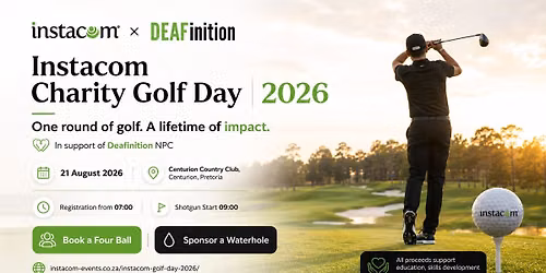 Instacom X DEAFinition Charity Golf Day 2026