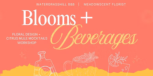 Blooms + Beverages: Citrus Mule Mocktails & Floral Design