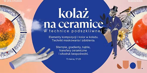 KOLA\u017b NA CERAMICE - kompozycja graficzna i mo\u017cliwo\u015bci techniki podszkliwnej w ceramice.