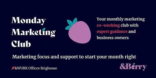Monday Marketing Club \u2013 Get your next month\u2019s marketing sorted