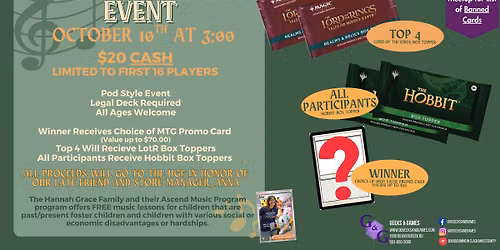 MTG Charity Commander Tournament