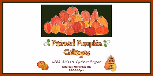 Painted Pumpkin Collages