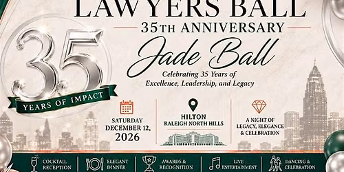 BLACK LAWYERS BALL 2026: JADE BALL 35TH ANNIVERSARY