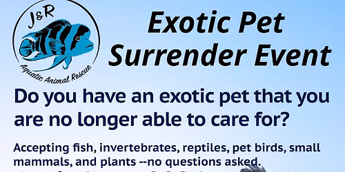 Exotic Pet Surrender Event - Stevens Point