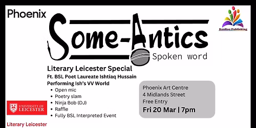 Some-Antics Spoken Word: Literary Leicester BSL Special