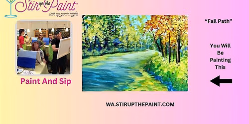 Seattle Paint and Sip, Paint Party, Paint Night  With Stir Up The Paint