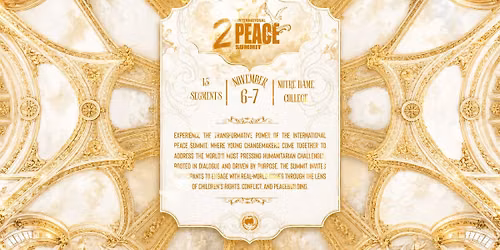 2nd International Peace Summit