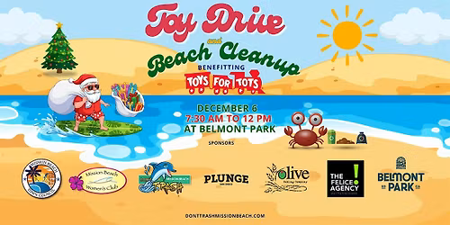 Toy Drive and Beach Cleanup
