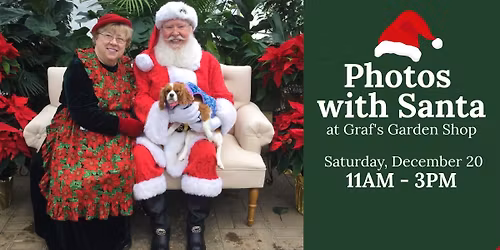 Photos with Santa at Graf's in December