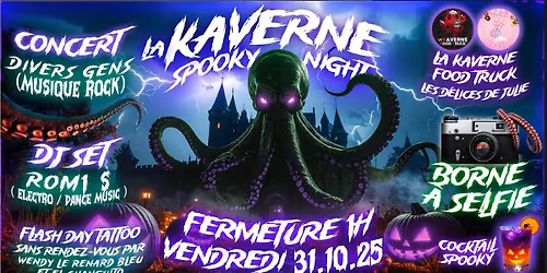 \ud83c\udf83Halloween -  Dj Set Rom1 S ( Electro \/ Dance Music ) \/ Concert Golden Circle ( Open format ) Ferme