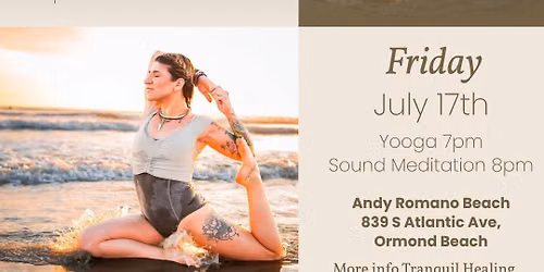 Mid-month reset: beach yoga & sound bath