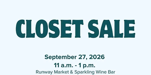 Closet Sale- Shop, Sell, Sip