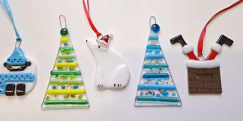 Fused Glass Christmas Decorations
