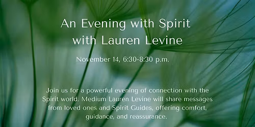An Evening with Spirit | Messages from Loved Ones & Spirit Guides
