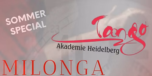 MILONGA del Viernes | Sommer Special