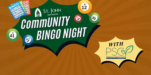 CommUNITY Bingo Night with the Pregnancy Support Center