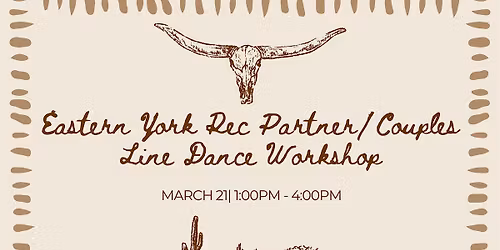 Eastern York Rec Partner\/Couples Line Dance Workshop