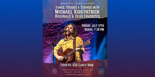 Songs, Stories & Strings with Michael Kirkpatrick