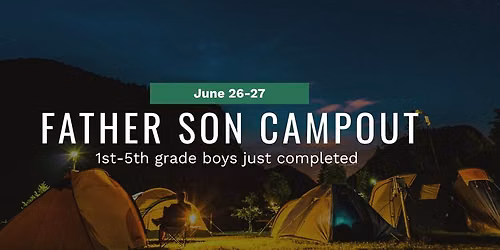 Father Son Campout