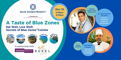 A Taste of Blue Zones\u00ae Culinary Tour + Book Signing - BZP Scottsdale