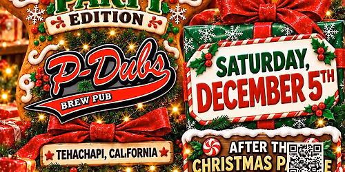 Christmas Party Edition Music Bingo Night @ P-Dubs Brew Pub Tehachapi