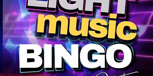 Blacklight Music Bingo Party