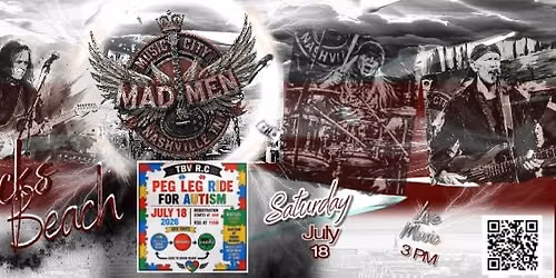 Music City Mad Men Rocks Bikini Beach for Autism (TBV benefit Ride)