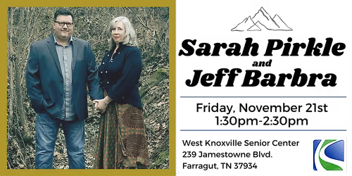 Music for Seniors Free Daytime Concert w\/ Sarah Pirkle & Jeff Barbra