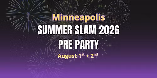WWE SummerSlam 2026 Pre Party & Event Day Packages