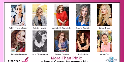 More Than Pink Fundraising Adventure featuring 10 breast cancer survivor authors\/family members