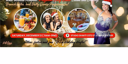 Mimosas & Mistletoe Belly Dance Class & Brunch