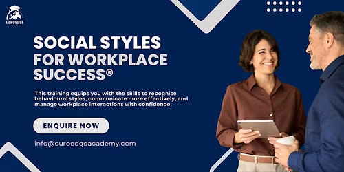 Social Styles for Workplace Success\u00ae - 1 Day Workshop in Nottingham