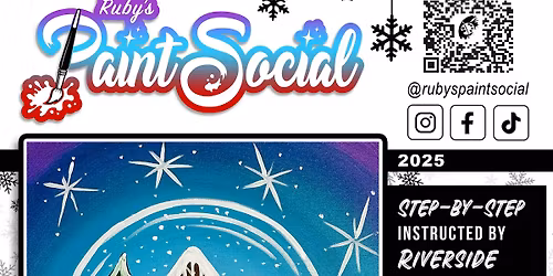 Paint n'  Sip Event!! Snow Globe!!