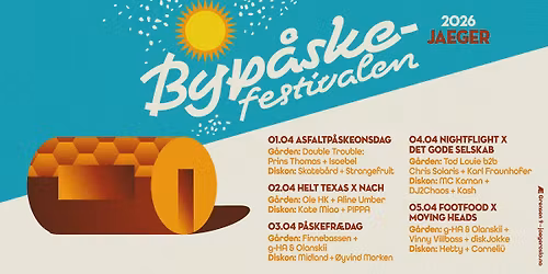 ByP\u00e5skeFestivalen 2026: Midland + Finnebassen + Aline Umber + Skateb\u00e5rd + Kate Miao  +++