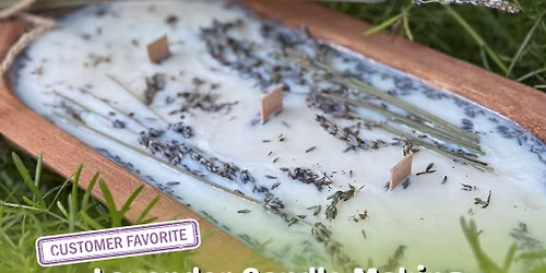 Lavender Candle Making