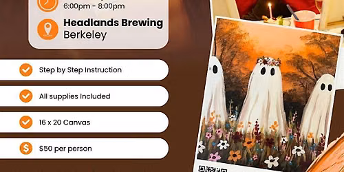 Ghost in the Meadow Paint and Sip at Headlands Brewing