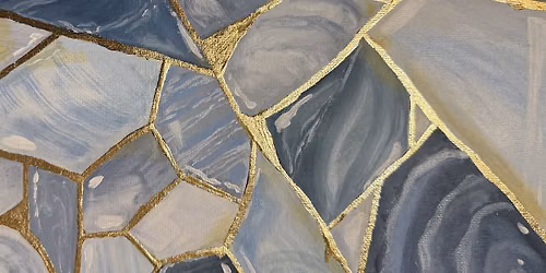 Kintsugi Inspired Abstract Painting Class