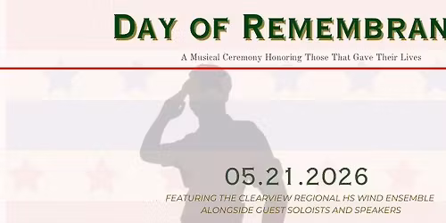 Day of Remembrance  |  Clearview Bands | 2025-2026