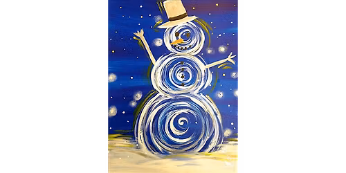 Neon Christmas Snowman - Paint and Sip in Denver | Classpop!\u2122