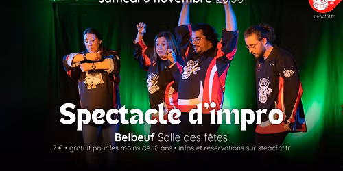 Spectacle d'impro \u00e0 Belbeuf