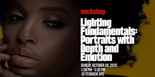 Lighting Fundamentals: Portraits with Depth and Emotion