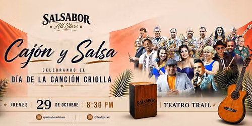 CAJ\u00d3N Y SALSA CELEBRANDO EL D\u00cdA DE LA CANCI\u00d3N CRIOLLA