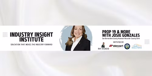 Industry Insight Institute - Prop 19 and More!