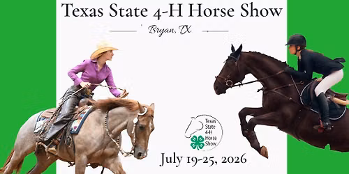 Texas State 4-H Horse Show 2026