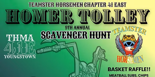 9th Annual Homer Tolley Scavenger Hunt