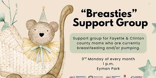 Breasties Support Group for Fayette & Clinton moms