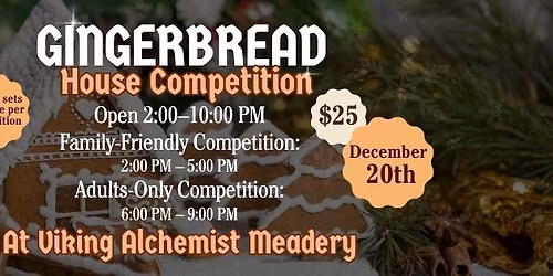 Gingerbread House Competition 