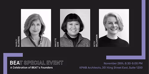 BEAT Special Event: A Celebration of BEAT\u2019s Founders
