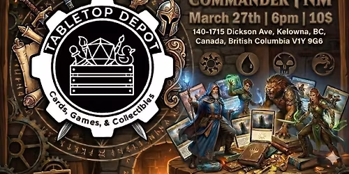 MTG Commander FNM 10$