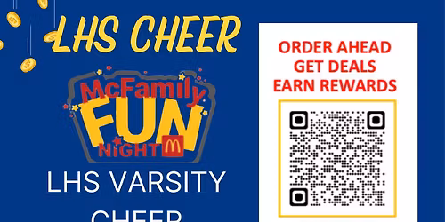LHS Cheer fundraiser @ McDonald\u2019s